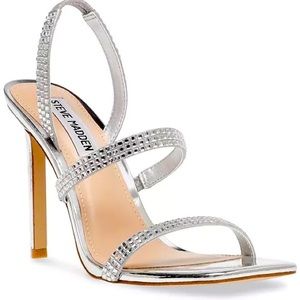 STEVE MADDEN
Women's Gracey Rhinestone Strappy Stiletto Sandals